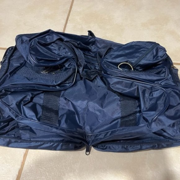 HOLLAND AMERICA LINE CRUISE Nylon Duffle Tote Travel Carry-On Expandable Bag - Picture 6 of 9